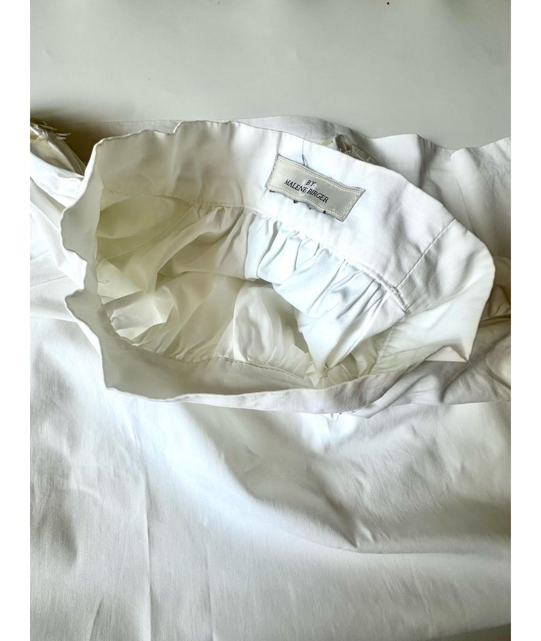 BY MALENE BIRGER Белое хлопковое повседневное платье, фото 8