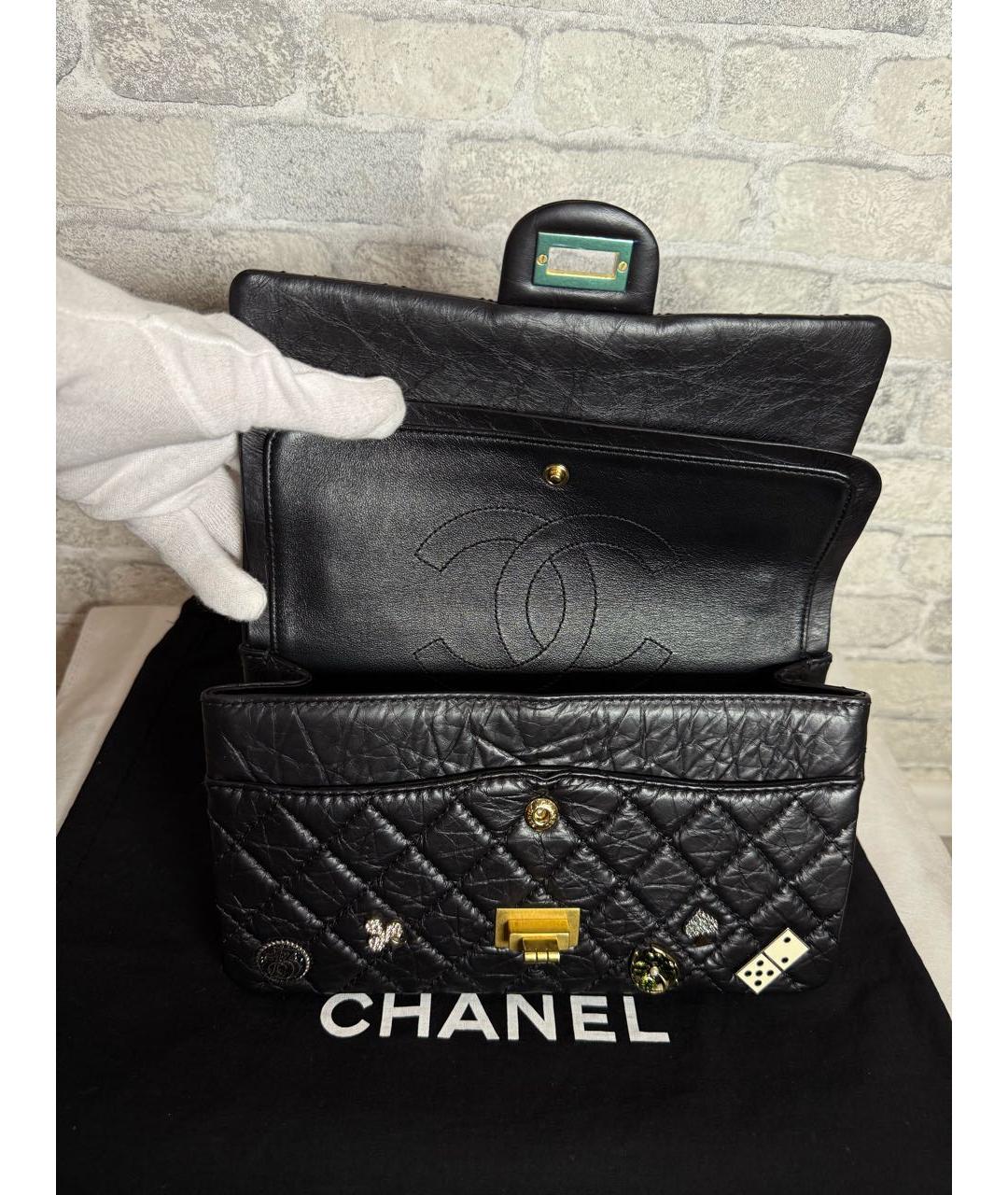 CHANEL Черная сумка через плечо, фото 7