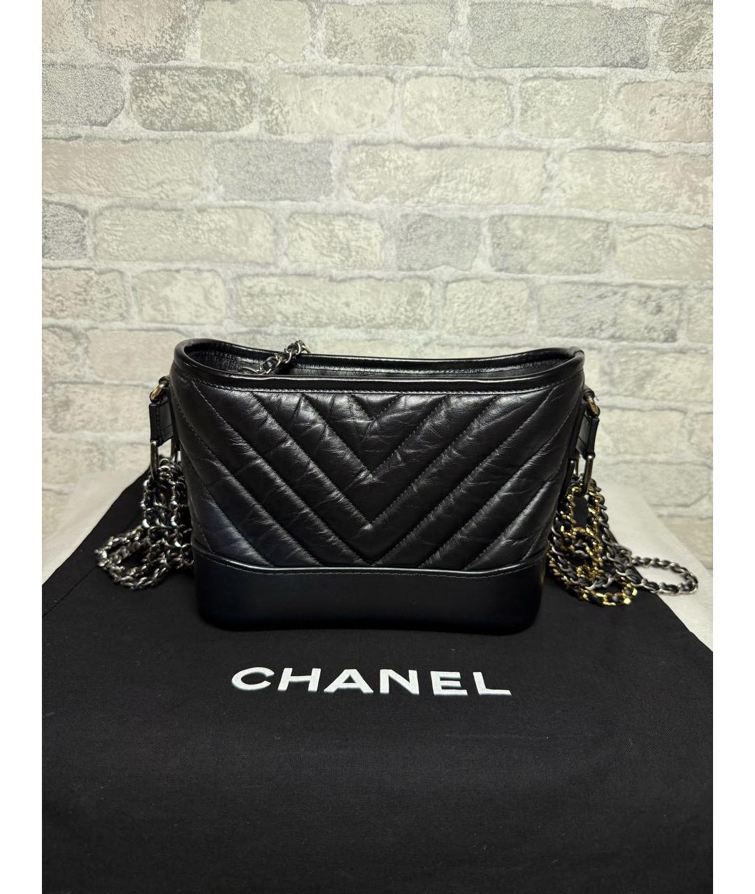CHANEL Черная сумка через плечо, фото 5