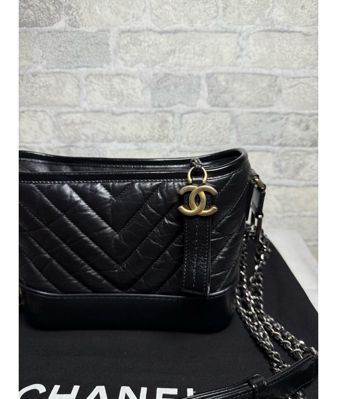 CHANEL Черная сумка через плечо, фото 4
