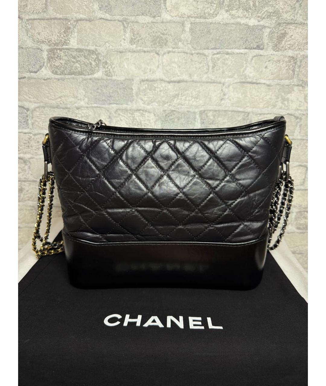 CHANEL Черная сумка через плечо, фото 5