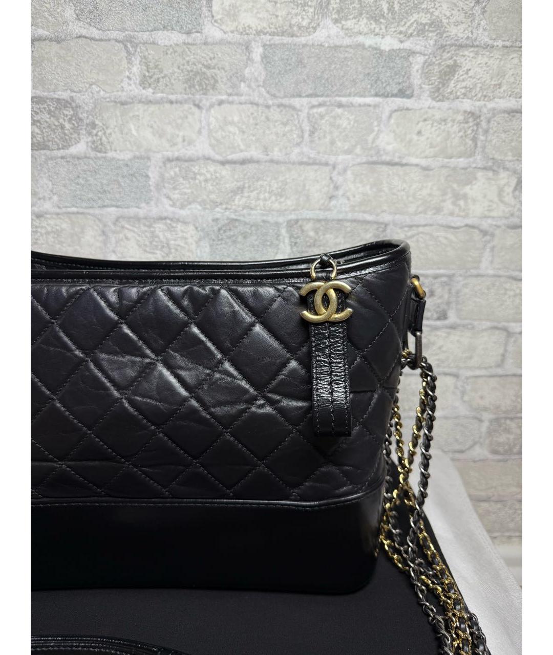 CHANEL Черная сумка через плечо, фото 4