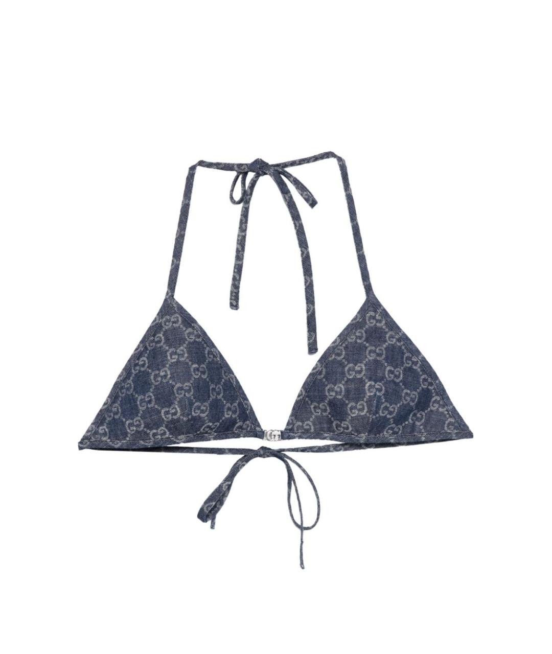 GUCCI Синяя майка, фото 1