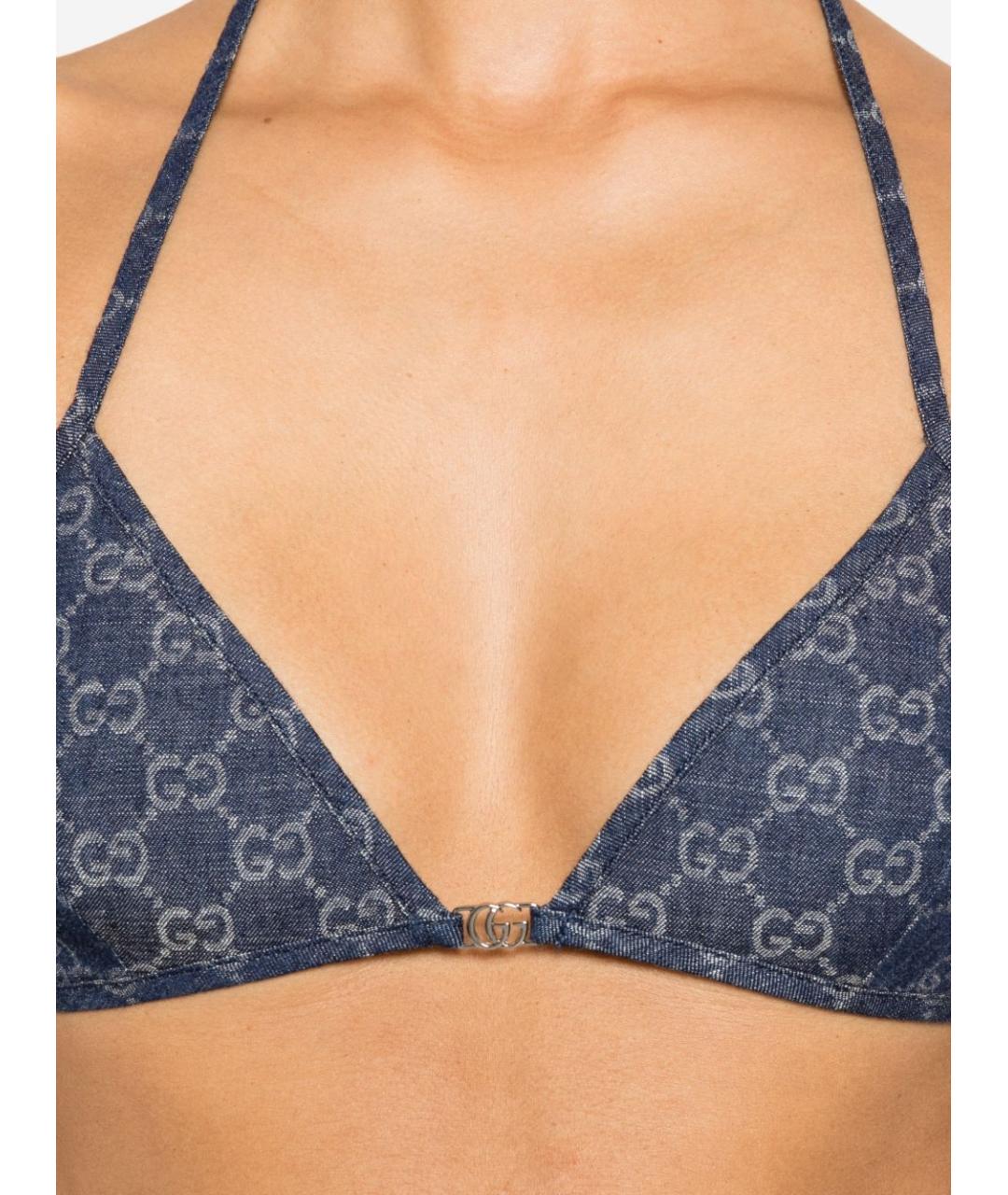 GUCCI Синяя майка, фото 3