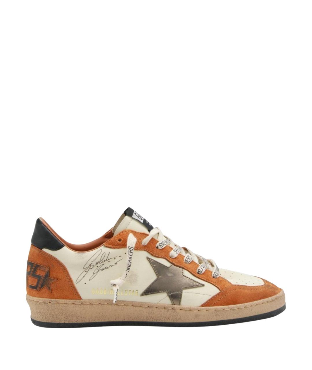 GOLDEN GOOSE Мульти кожаные низкие кроссовки / кеды, фото 9