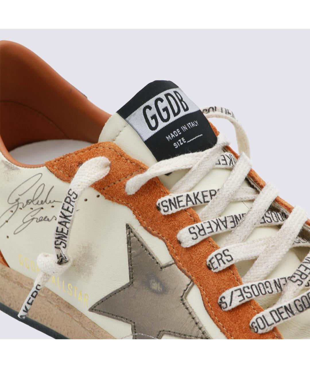 GOLDEN GOOSE Мульти кожаные низкие кроссовки / кеды, фото 7