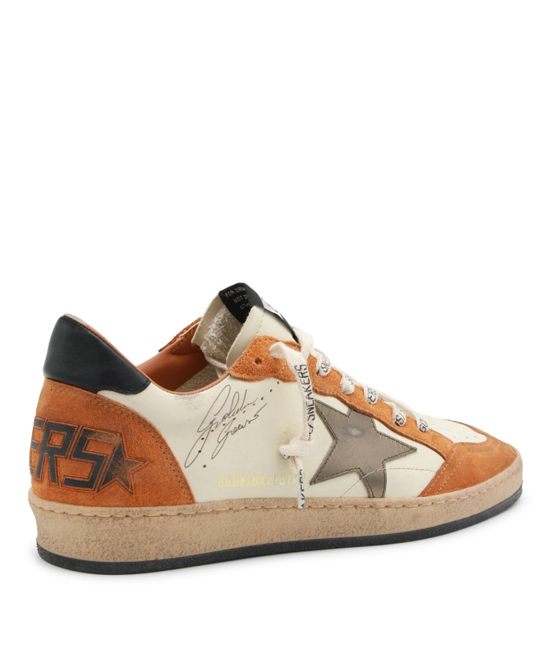 GOLDEN GOOSE Мульти кожаные низкие кроссовки / кеды, фото 4