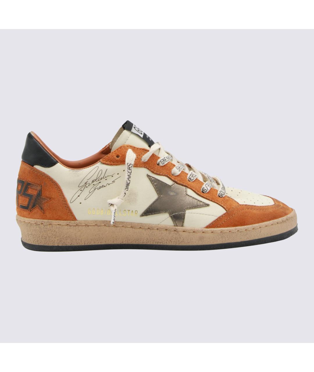 GOLDEN GOOSE Мульти кожаные низкие кроссовки / кеды, фото 1