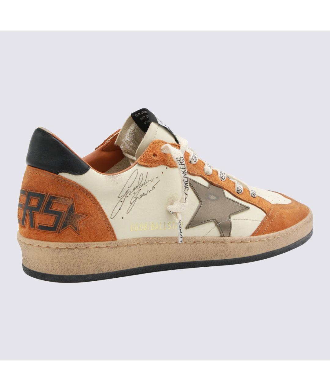 GOLDEN GOOSE Мульти кожаные низкие кроссовки / кеды, фото 5