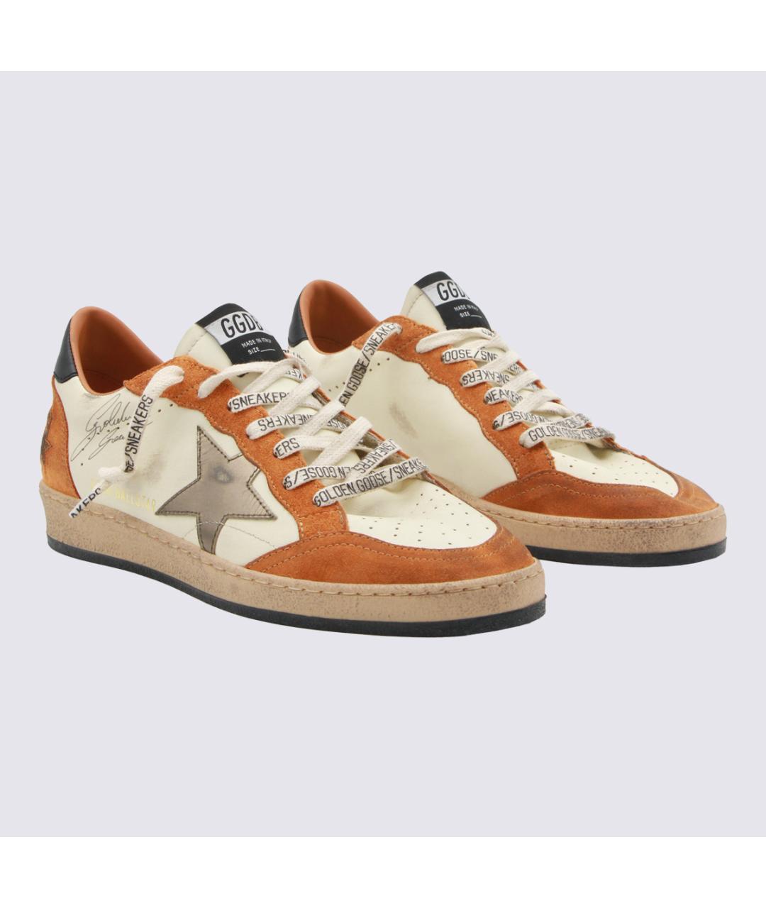 GOLDEN GOOSE Мульти кожаные низкие кроссовки / кеды, фото 3