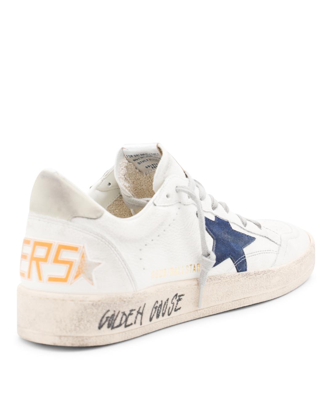 GOLDEN GOOSE Белые низкие кроссовки / кеды, фото 3