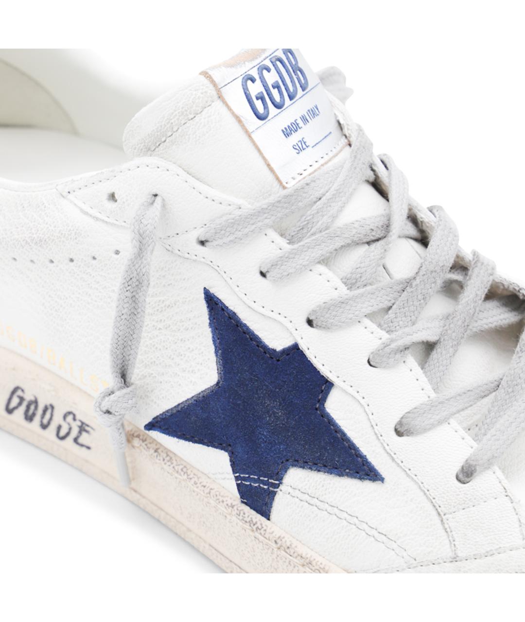 GOLDEN GOOSE Белые низкие кроссовки / кеды, фото 4