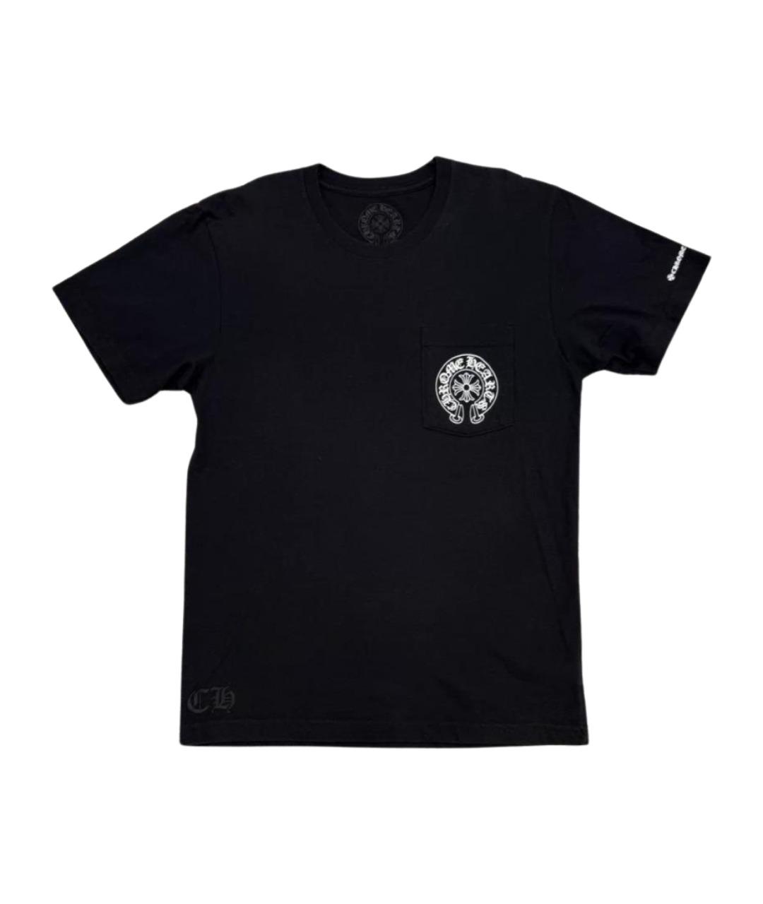 CHROME HEARTS Черная хлопковая футболка, фото 1