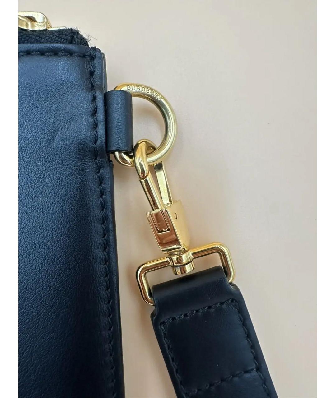 BURBERRY Черная кожаная папка для документов, фото 7