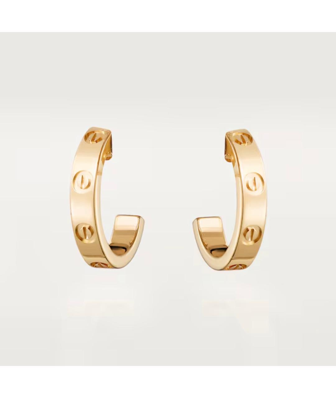 CARTIER Золотые серьги из желтого золота, фото 7