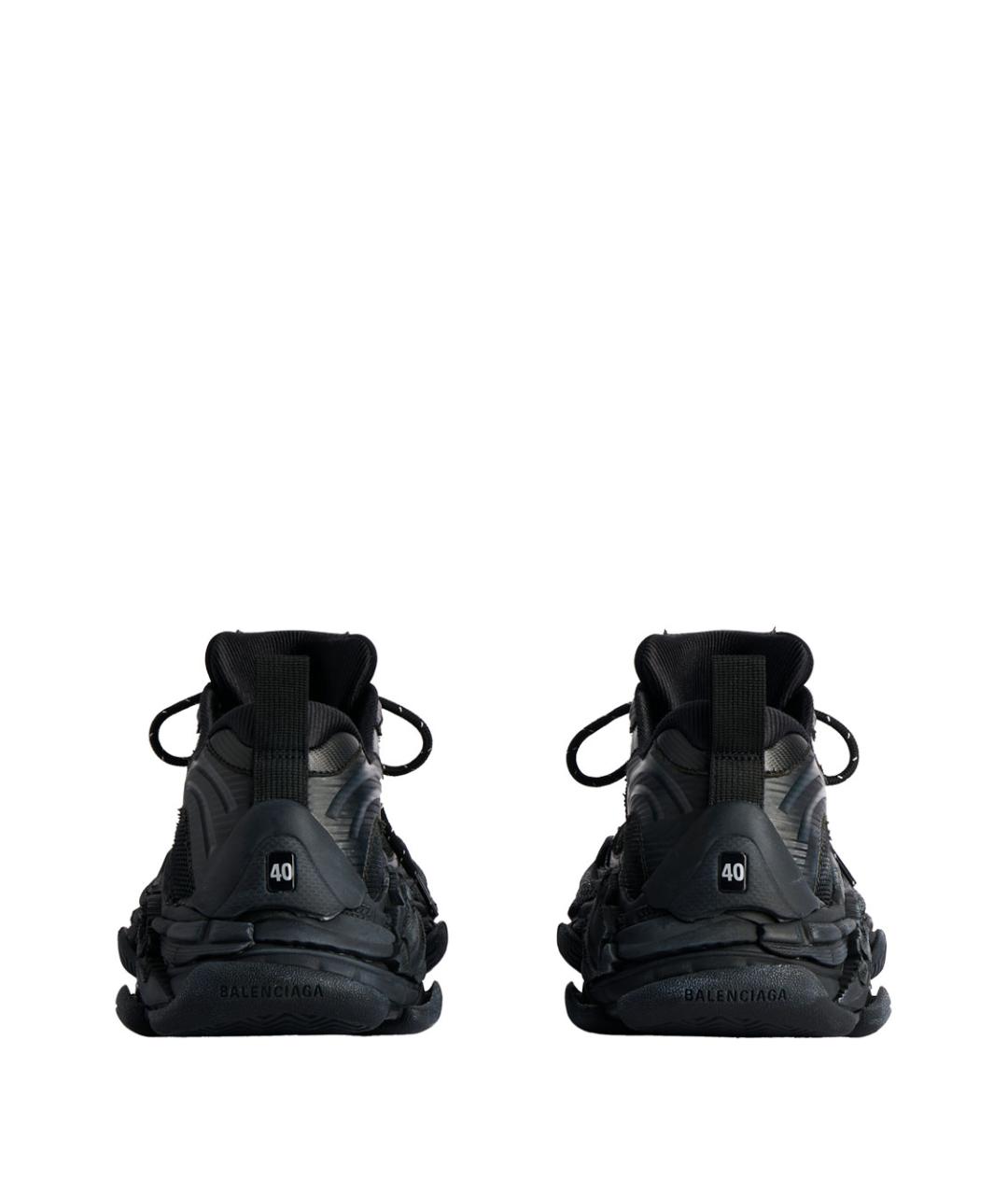 BALENCIAGA Антрацитовые синтетические кроссовки, фото 4