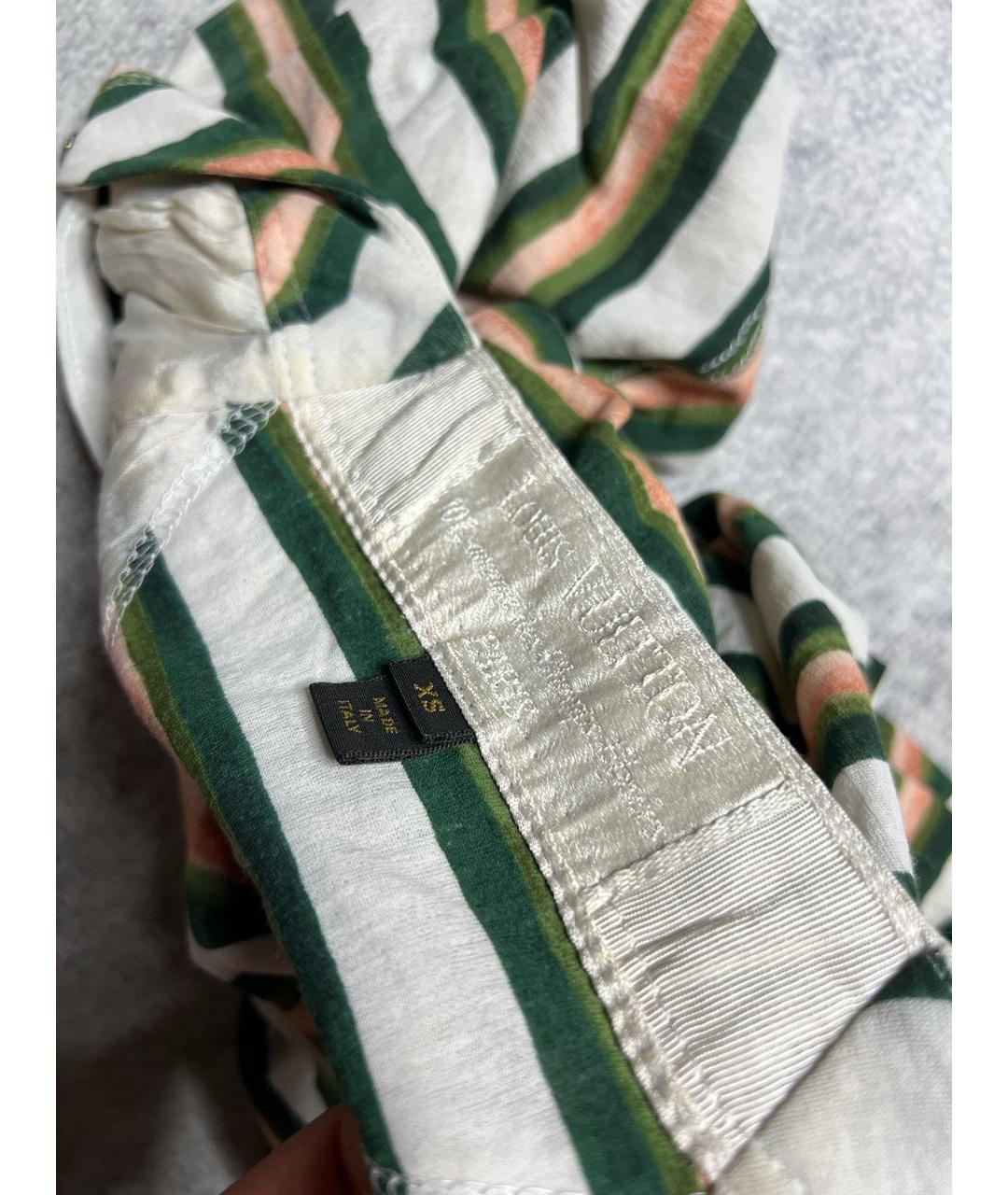 LOUIS VUITTON Мульти шелковая футболка, фото 6