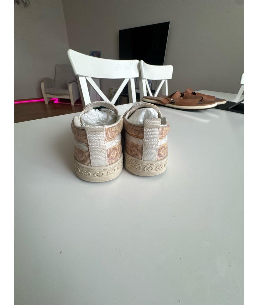GUCCI KIDS Розовые кожаные лоферы и мокасины, фото 4
