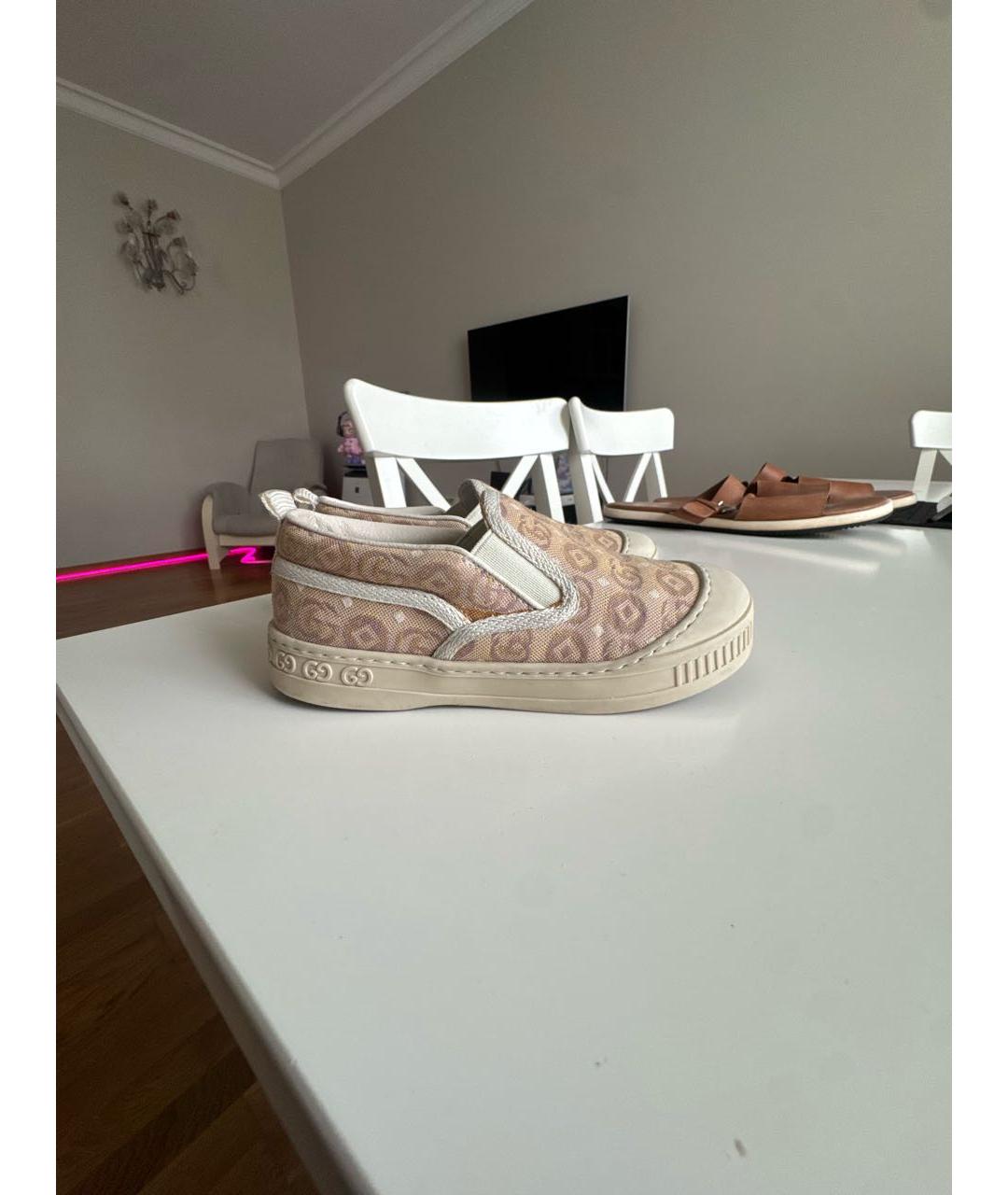 GUCCI KIDS Розовые кожаные лоферы и мокасины, фото 7