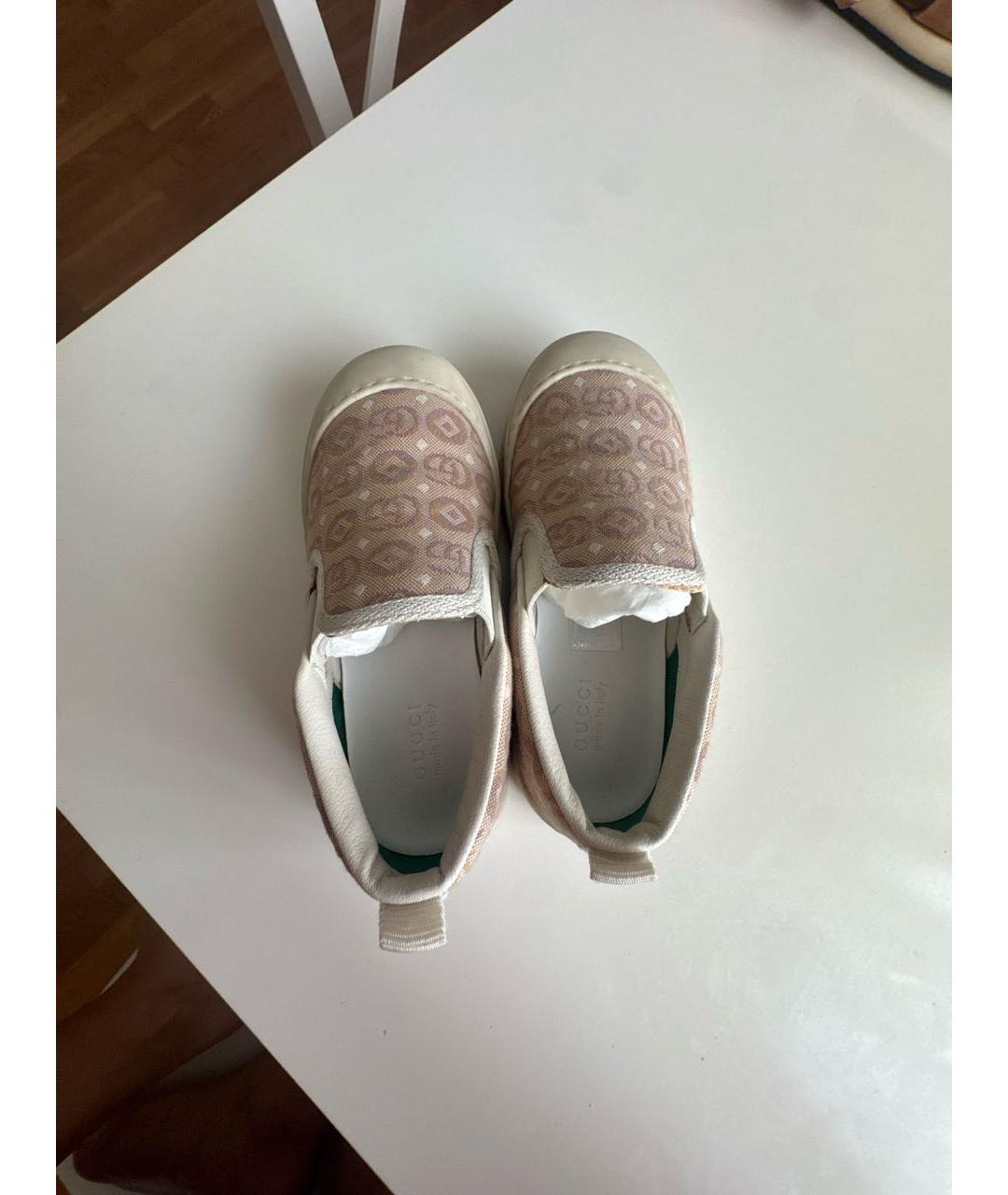 GUCCI KIDS Розовые кожаные лоферы и мокасины, фото 3