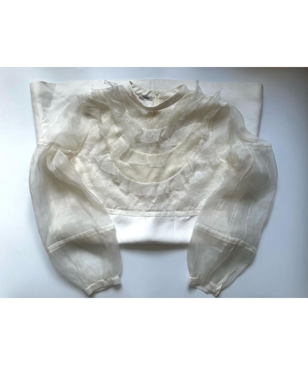 MIU MIU Белое свадебное платье, фото 5