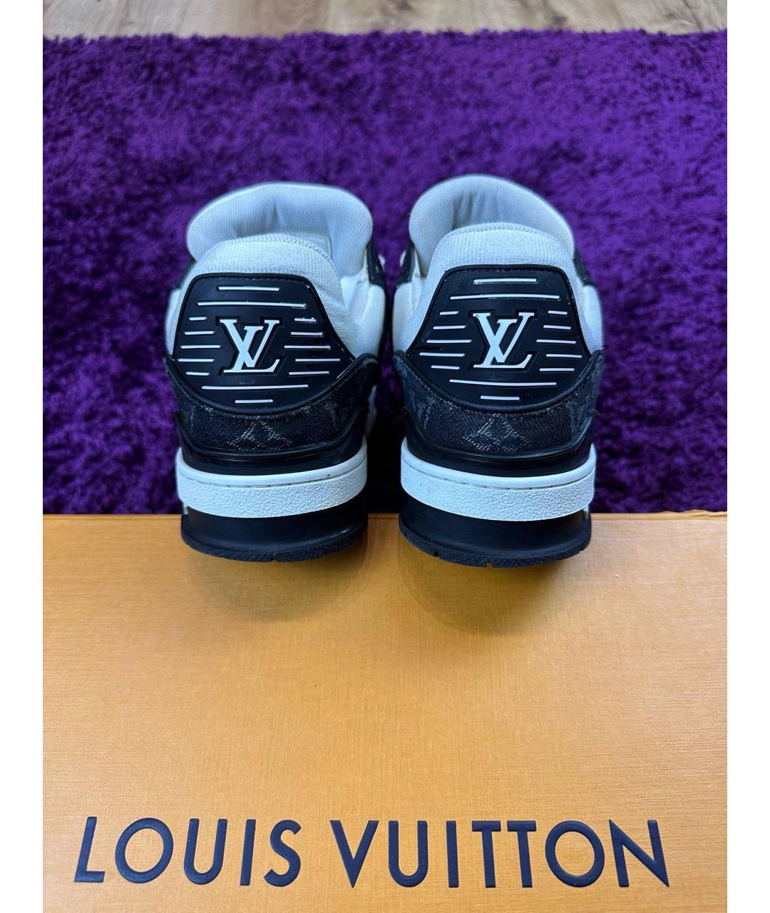 LOUIS VUITTON Мульти кожаные высокие кроссовки / кеды, фото 4