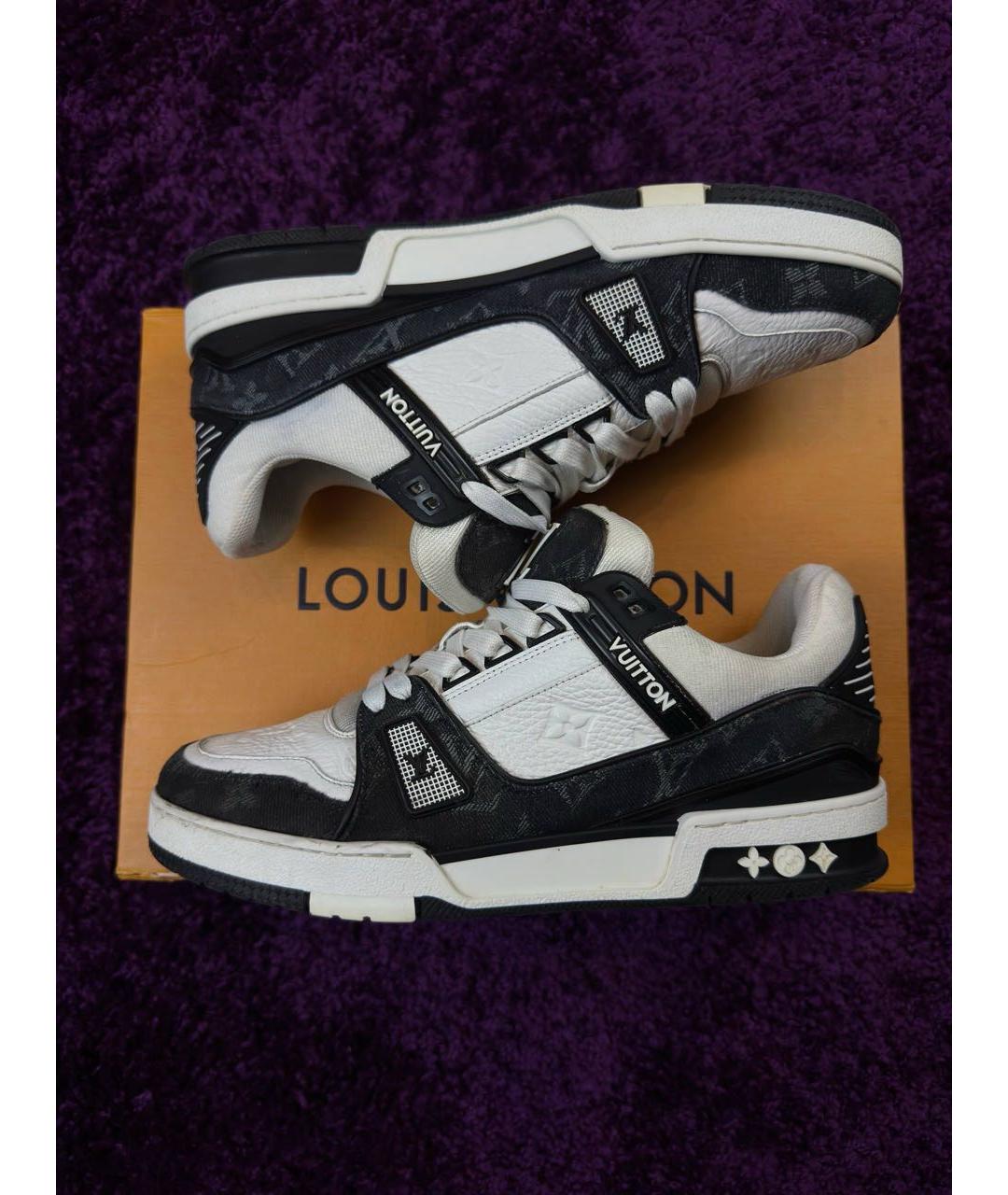 LOUIS VUITTON Мульти кожаные высокие кроссовки / кеды, фото 5