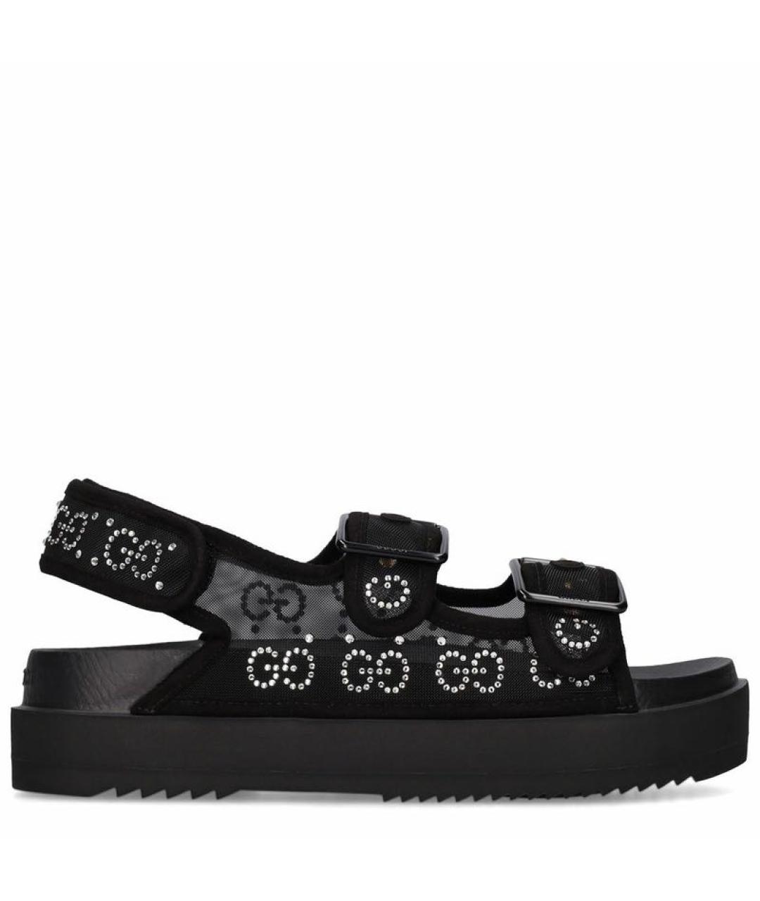 GUCCI Черные сандалии, фото 1