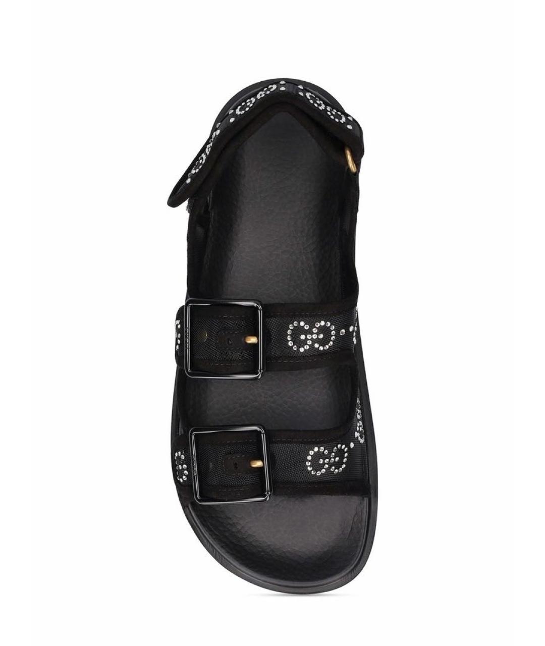 GUCCI Черные сандалии, фото 5