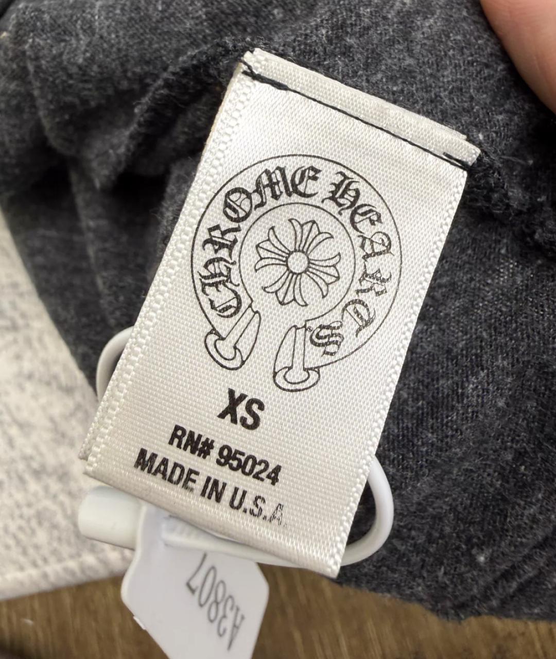 CHROME HEARTS Черная футболка, фото 3