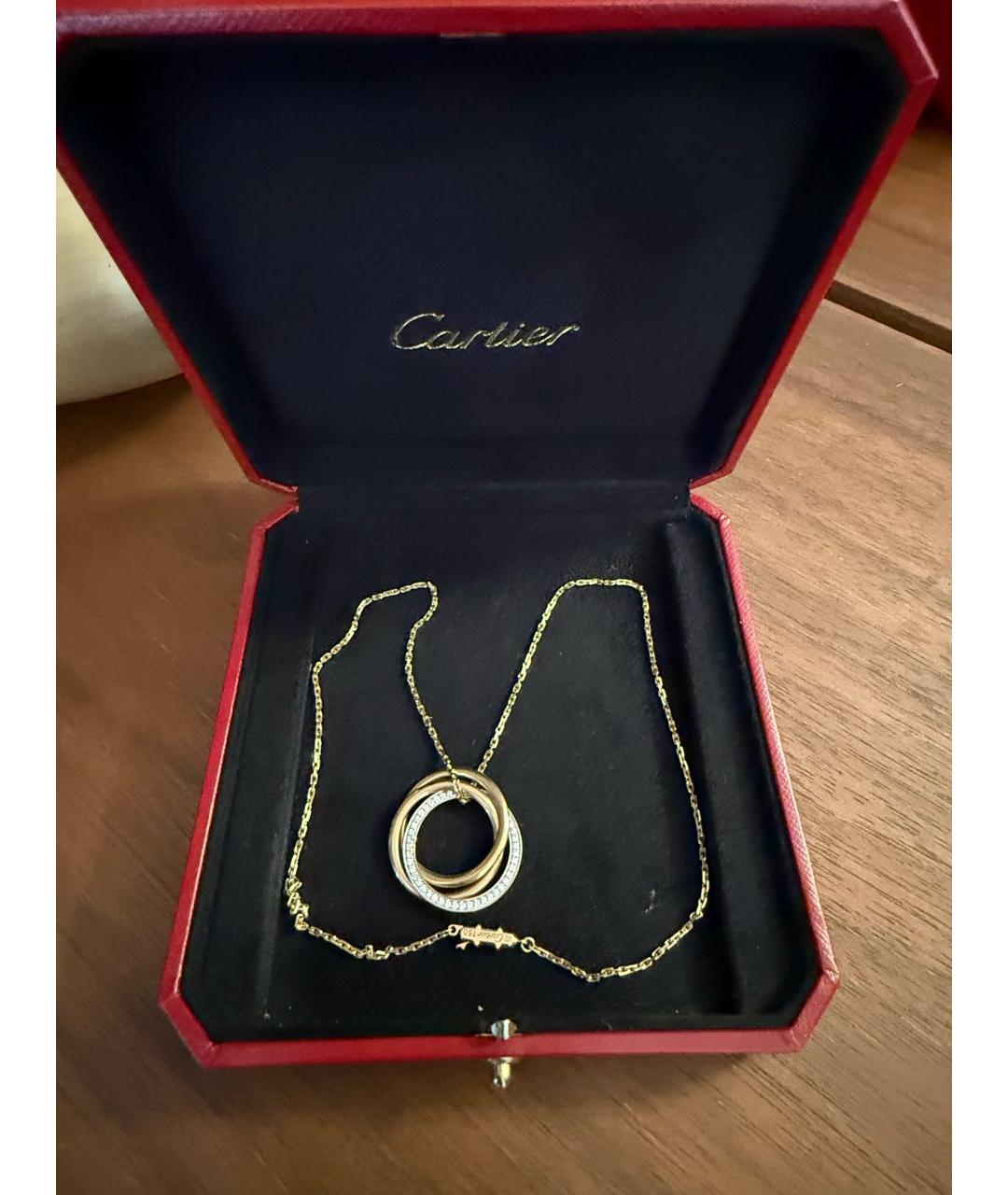 CARTIER Желтое колье из желтого золота, фото 4
