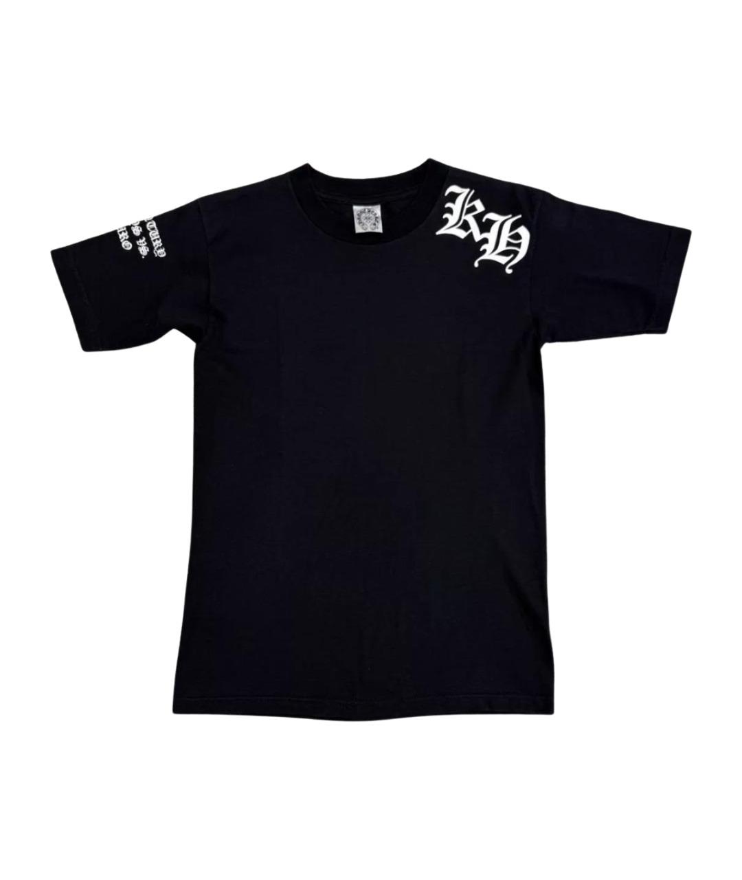 CHROME HEARTS Черная хлопковая футболка, фото 1