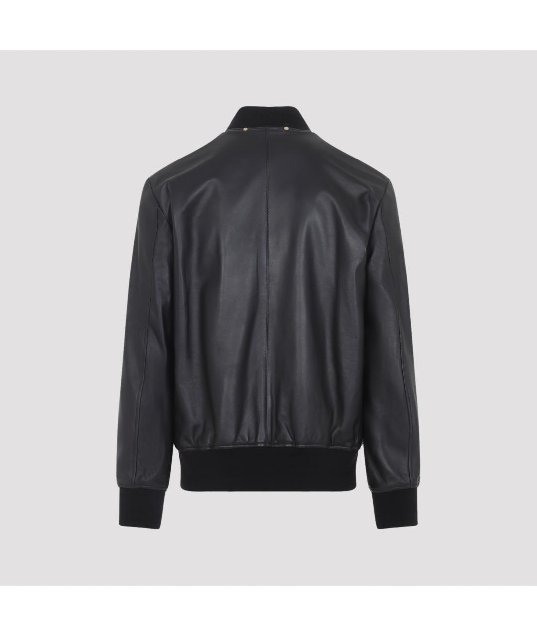 PAUL SMITH Черная кожаная куртка, фото 3