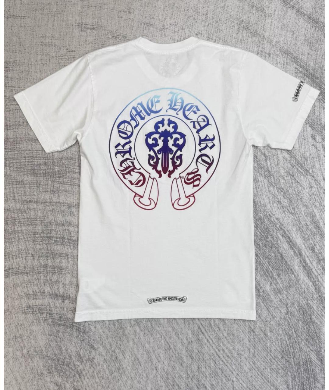 CHROME HEARTS Белая хлопковая футболка, фото 2