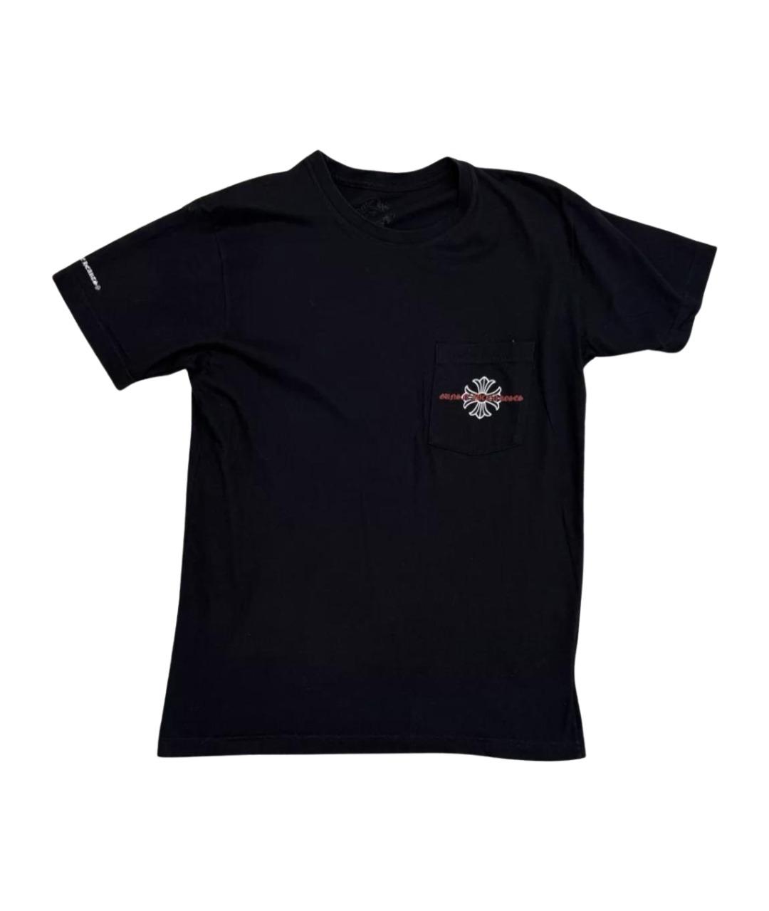 CHROME HEARTS Черная хлопковая футболка, фото 1