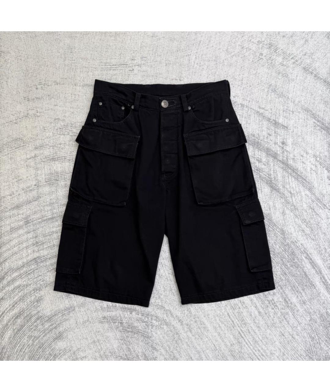 CHROME HEARTS Черные деним шорты, фото 3
