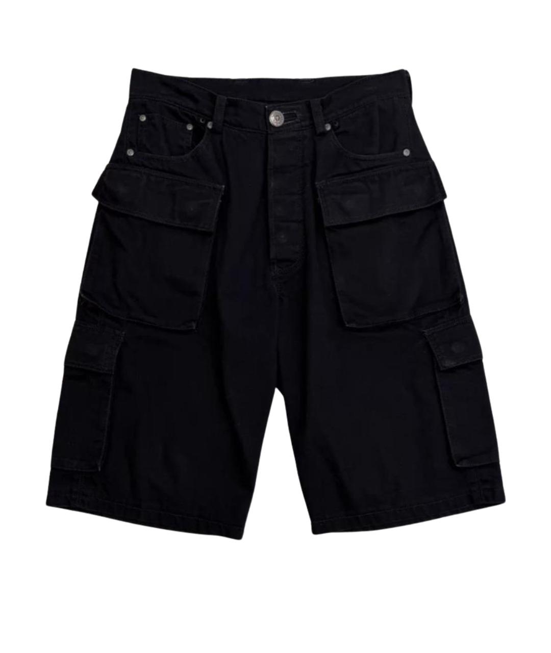 CHROME HEARTS Черные деним шорты, фото 1