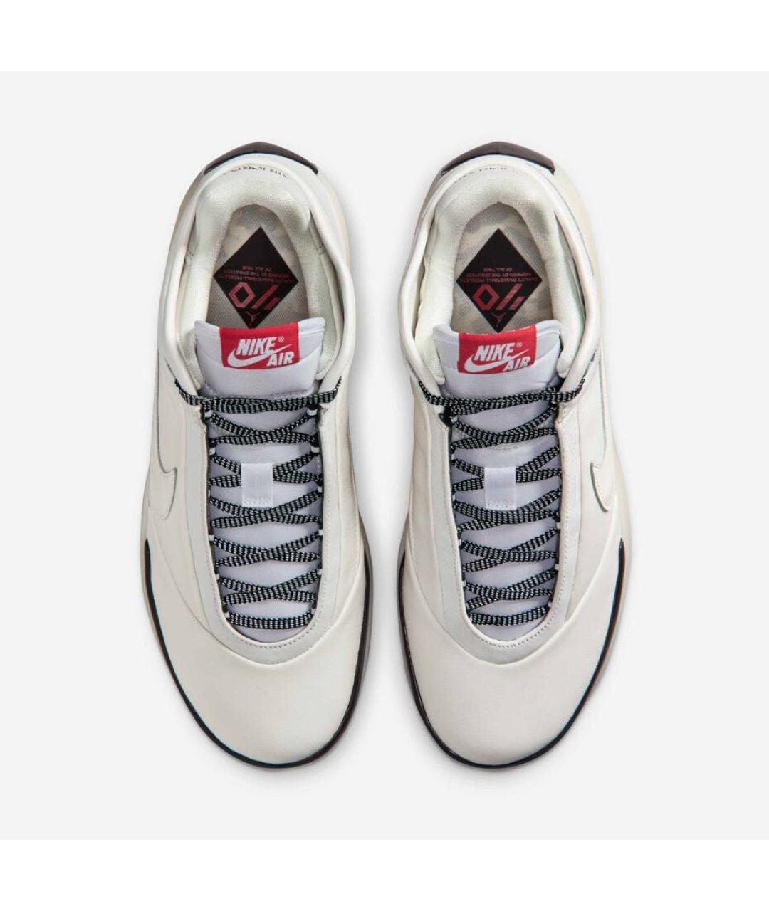 NIKE Белые кожаные высокие кроссовки / кеды, фото 3