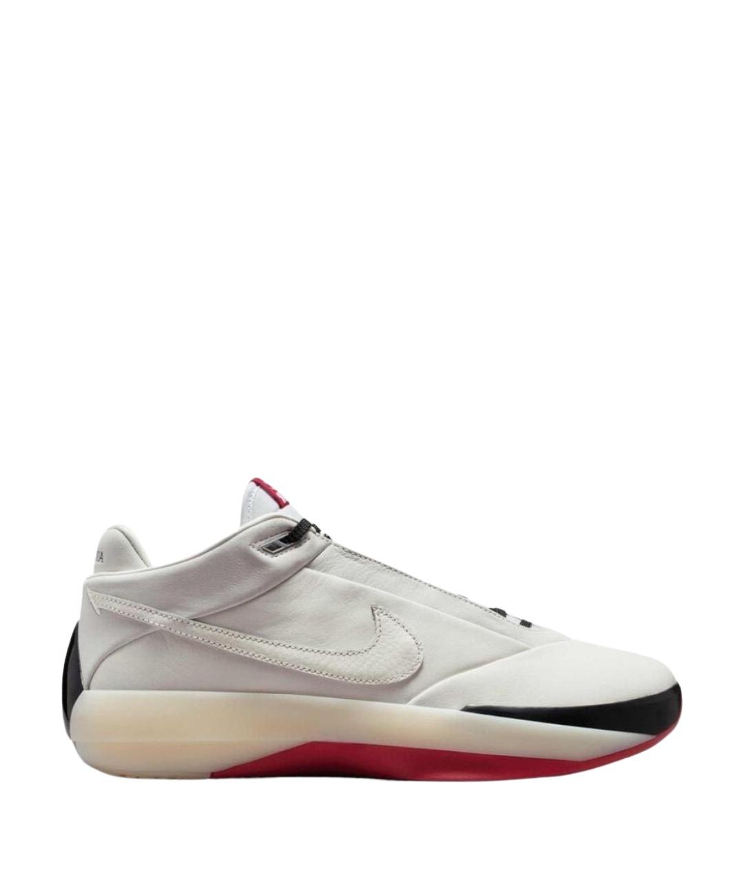 NIKE Белые кожаные высокие кроссовки / кеды, фото 1