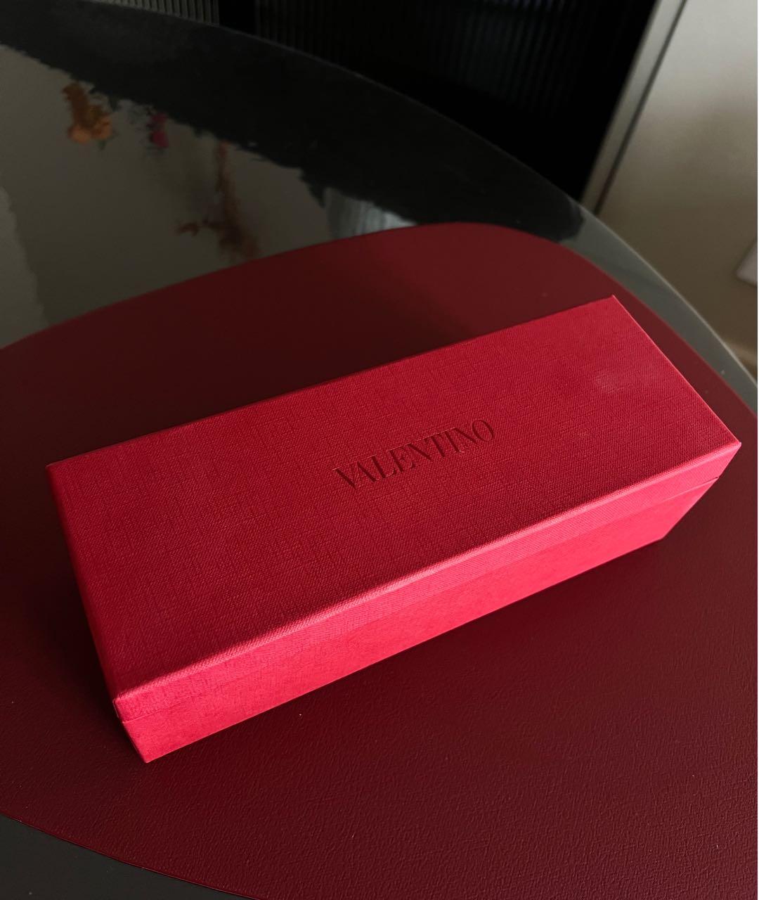 VALENTINO Коричневые металлические солнцезащитные очки, фото 4