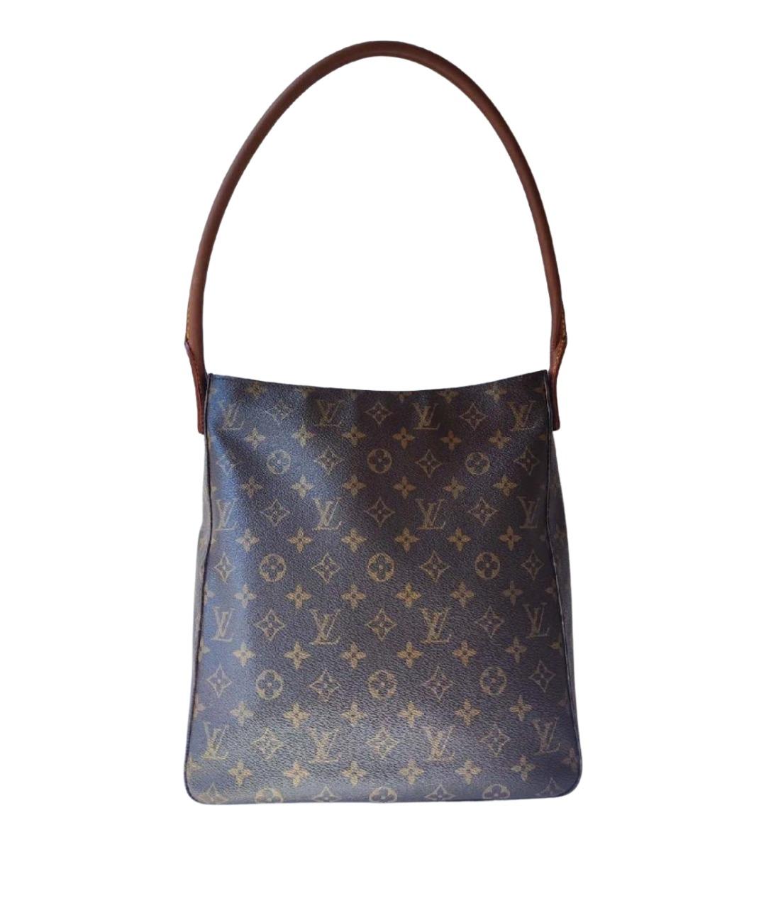 LOUIS VUITTON Коричневая сумка тоут из искусственной кожи, фото 1