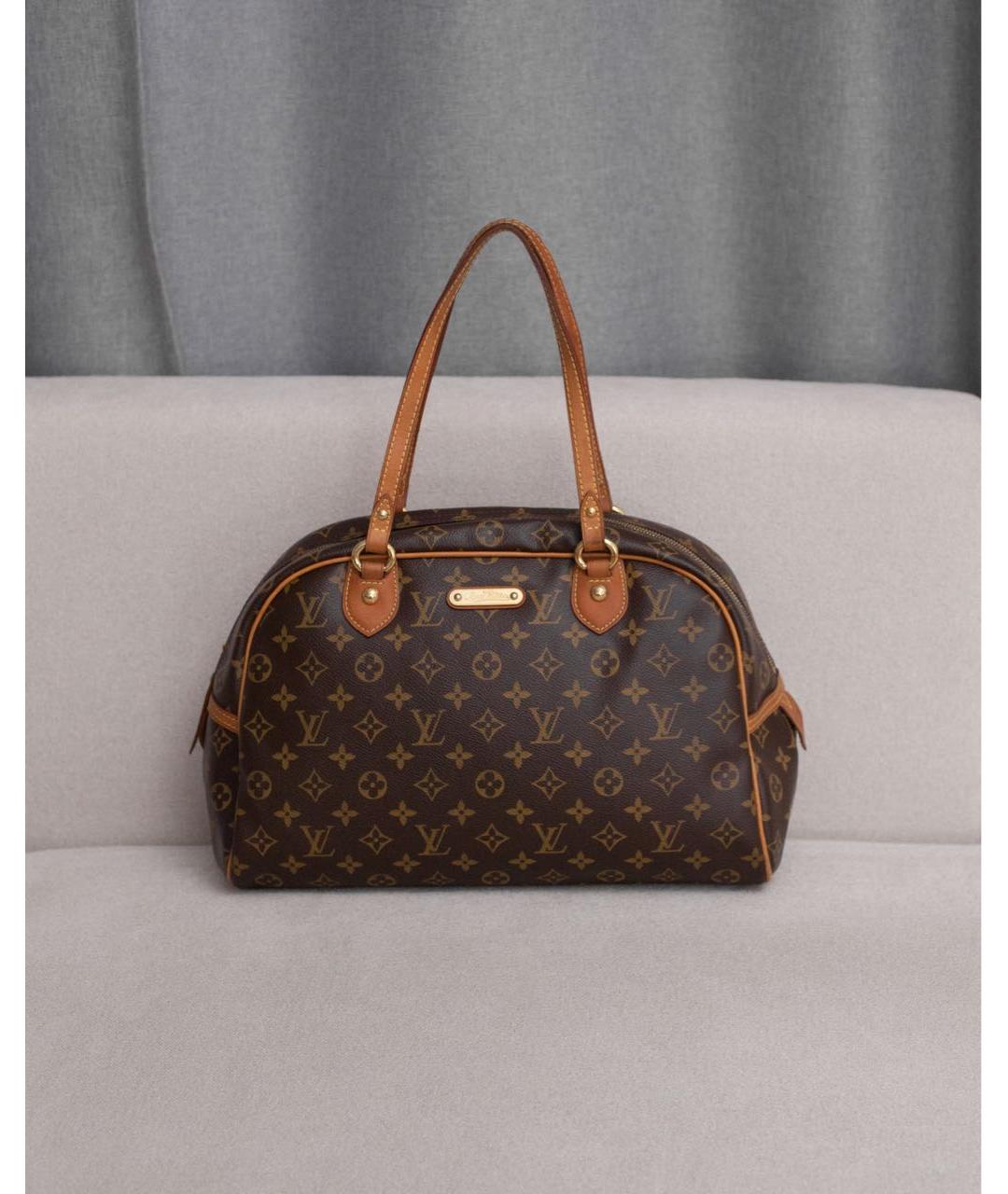 LOUIS VUITTON Коричневая сумка через плечо, фото 4
