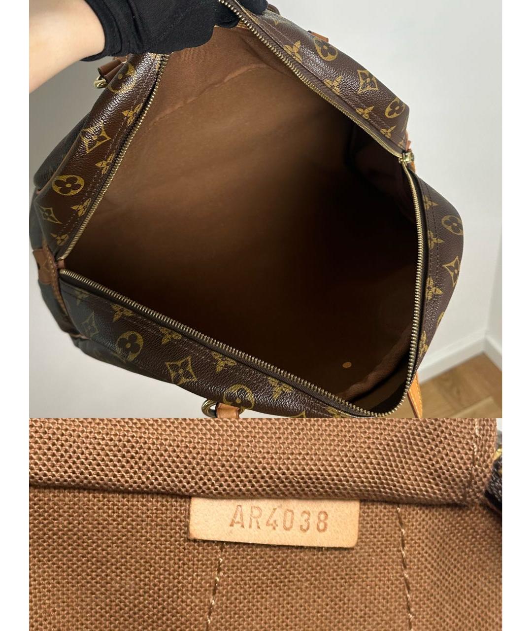 LOUIS VUITTON Коричневая сумка через плечо, фото 8