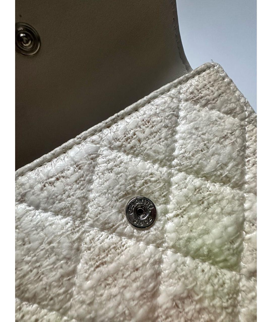 CHANEL Белый кошелек, фото 3