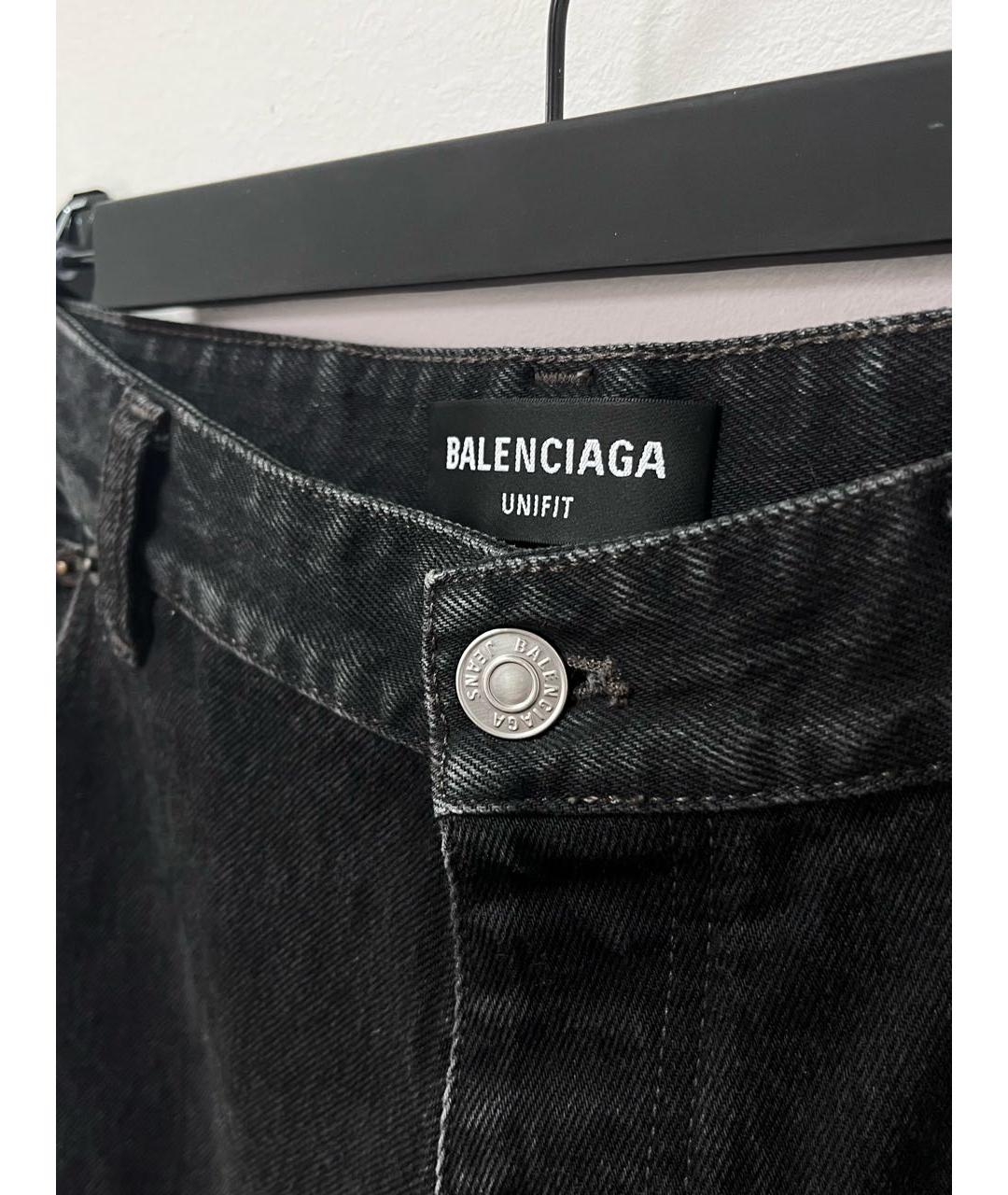BALENCIAGA Черные хлопковые джинсы, фото 3