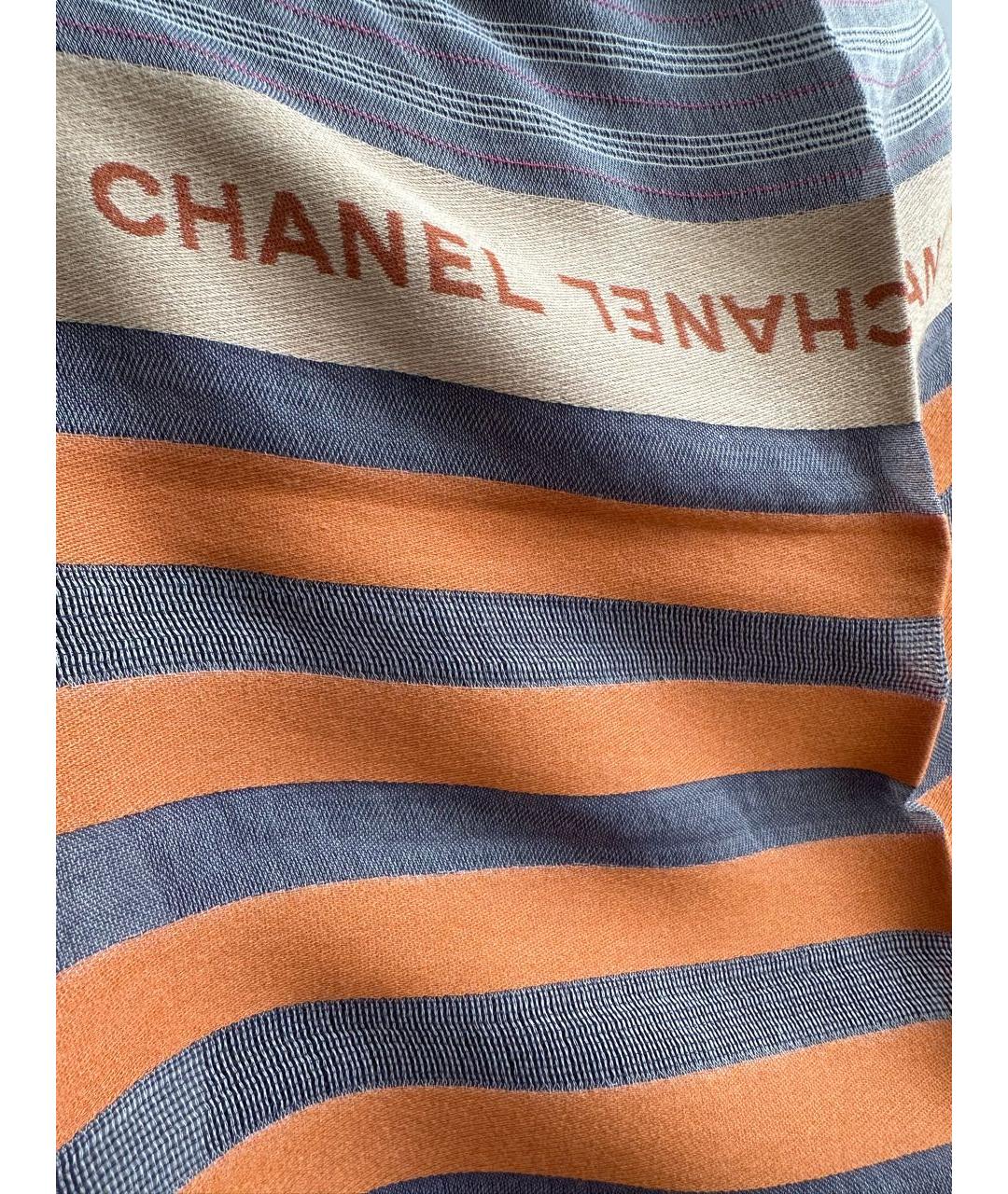 CHANEL Мульти хлопковый платок, фото 7