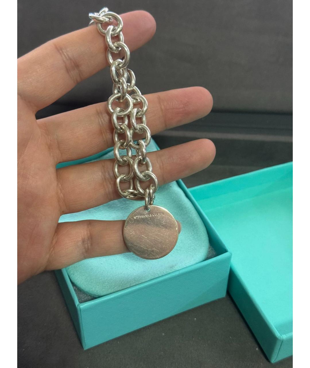 TIFFANY&CO Серебряный серебряный браслет, фото 2