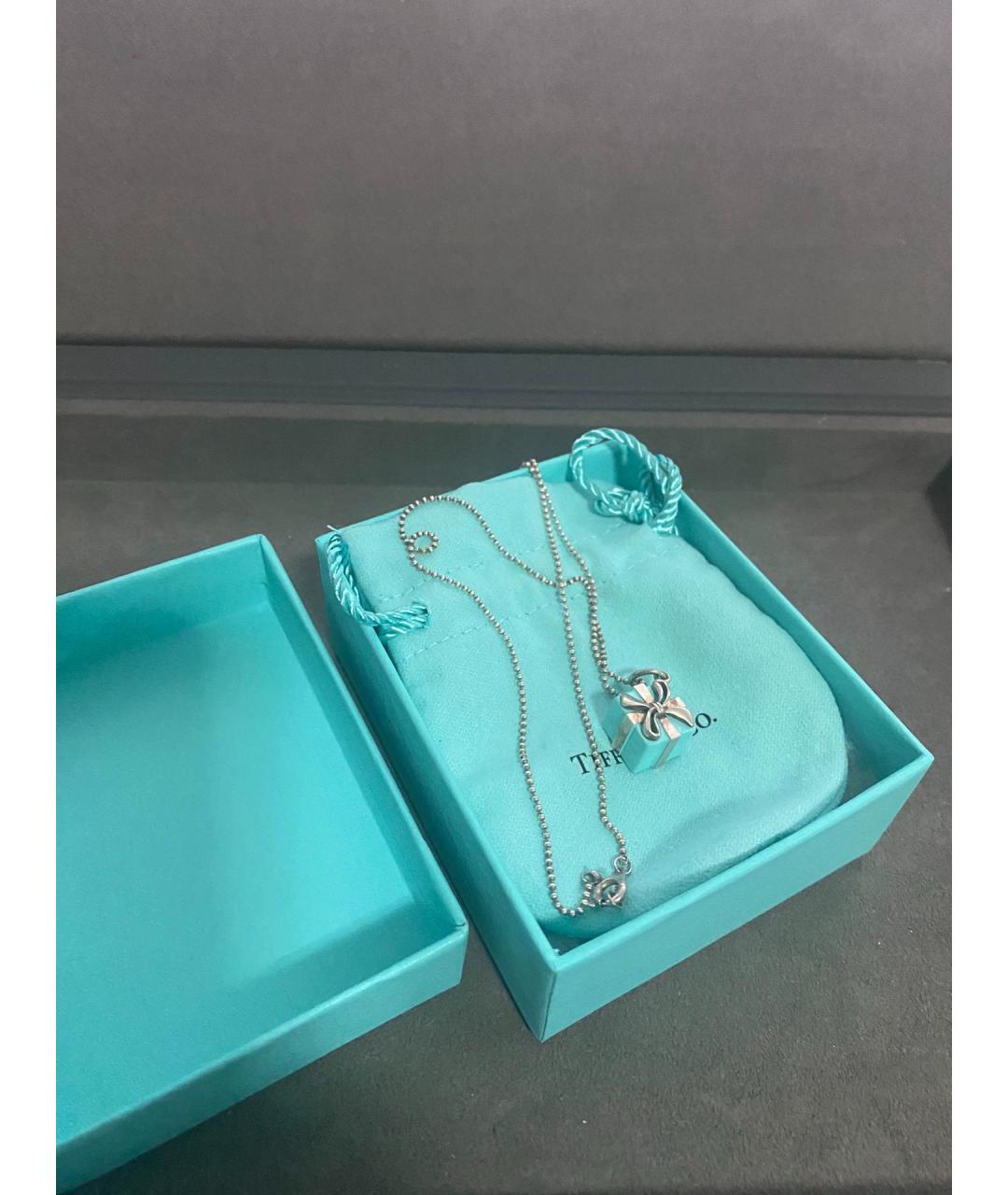 TIFFANY&CO Синяя серебряная цепочка, фото 2