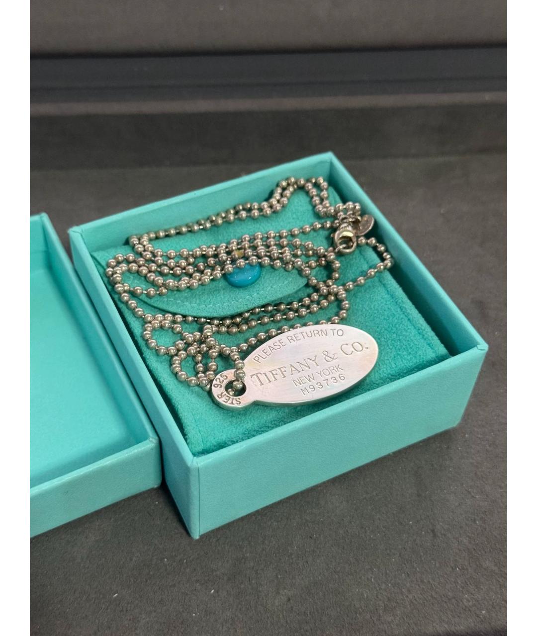 TIFFANY&CO Серебряная серебряная подвеска, фото 5