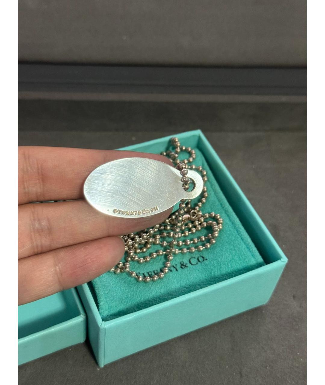 TIFFANY&CO Серебряная серебряная подвеска, фото 4